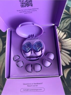 Loop Engage Kids 2 Earplugs - Berry Blue | Complete Set with Case & Extra Tips